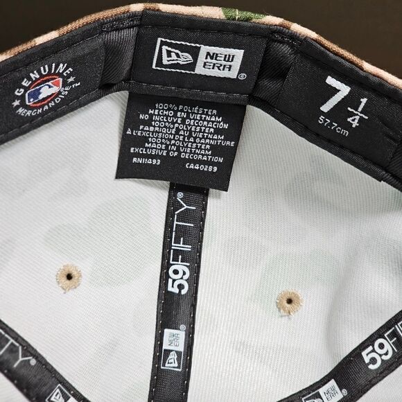 New Era San Francisco Giants Duck Camo 59Fifty Fitted Hat 2010 World Serie 7 1/4 - Picture 13 of 14